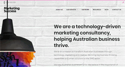 Desktop Screenshot of marketingsuccess.com.au